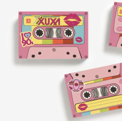 Caja Cassete Xuxa para Cumpleaños PDF con textos editables