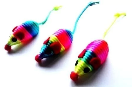 Ratoncitos multicolor por 3 unidades