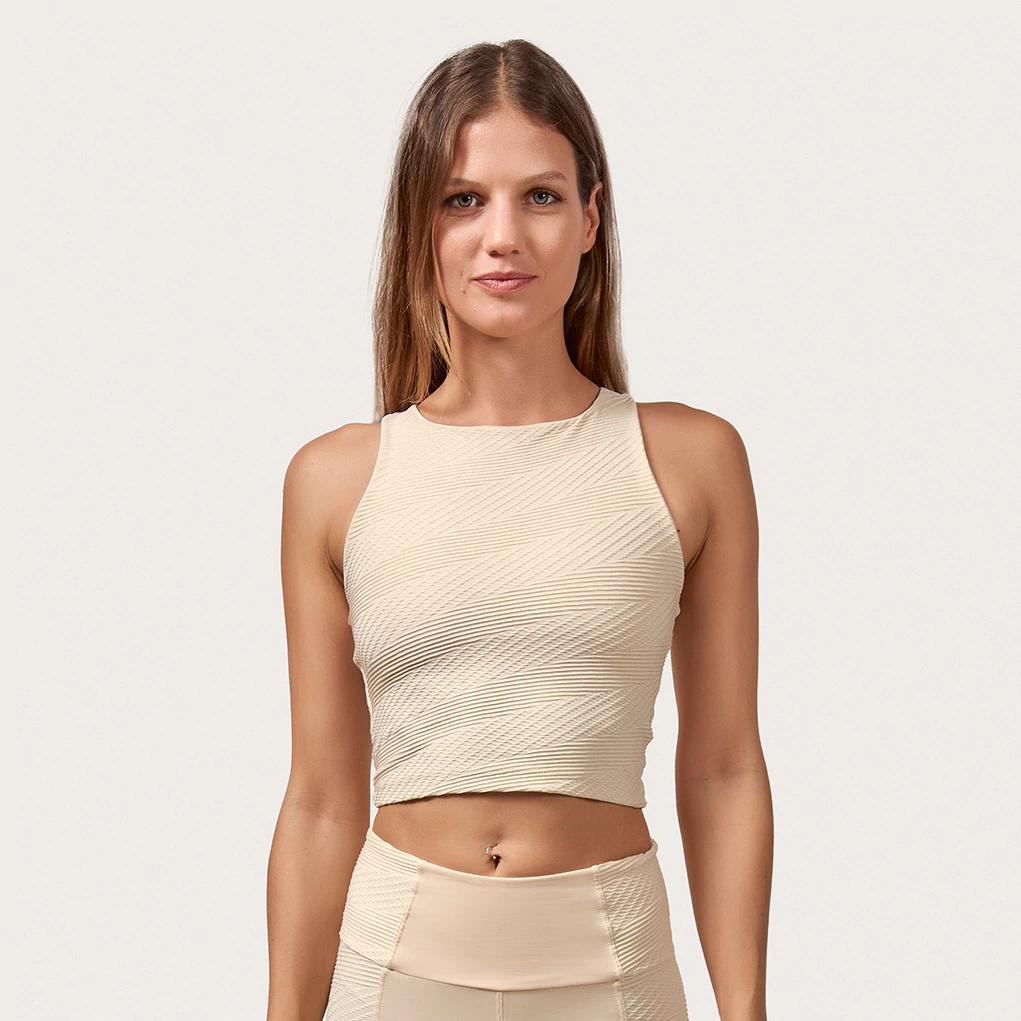 Crop top texturado ERIAL