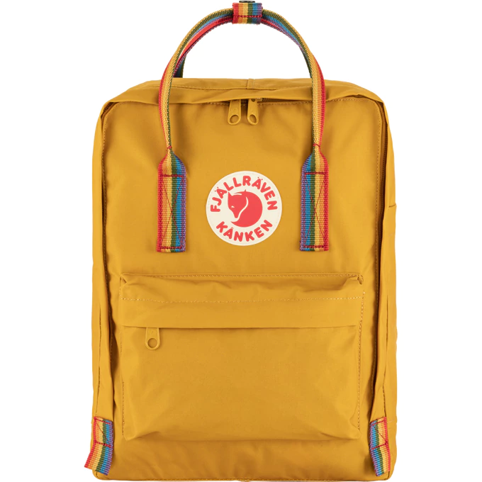 Mochila Fjällräven Kånken Classic Rainbow Mostaza
