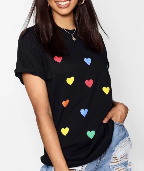 Remeras corazones