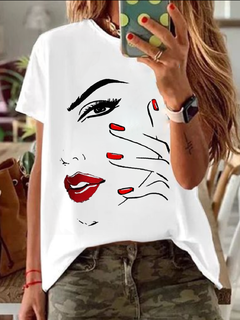 Remera "Woman face"