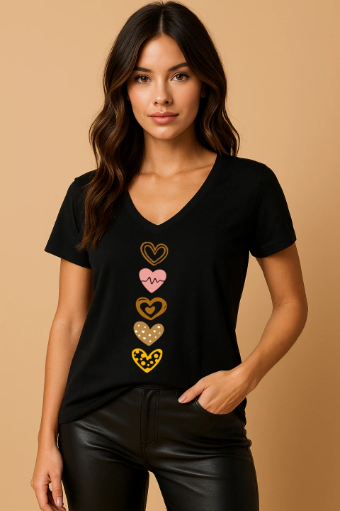 Remera"Mariposa, sol y luna" - comprar online