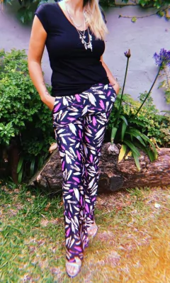 Pant lycra oxford con bolsillos