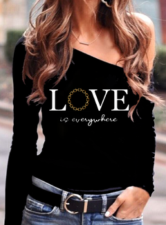 Remera manga larga “Love in everywere"
