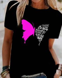 Remera "mariposa fluo"
