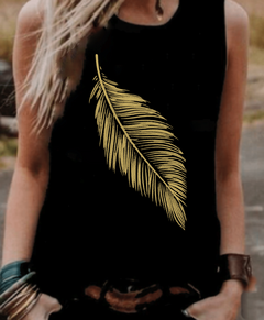 musculosa “pluma dorada"