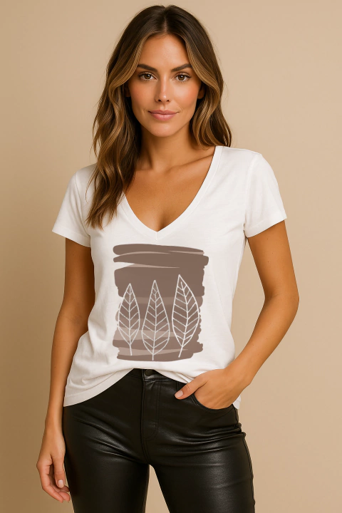 Remera"Plumas" - comprar online