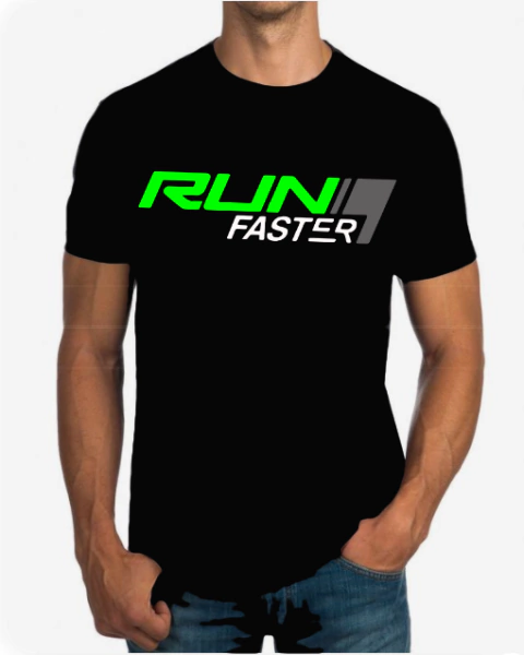 Remera " Run Faster"