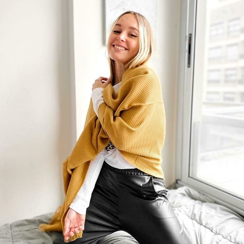 Ruana de lanilla