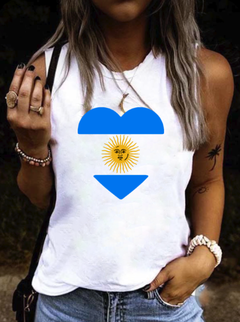 musculosa “Corazon Argento " - comprar online