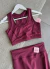 [CONJUNTO] Top Vira + Calza Aura Bordo - SEDA