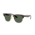 Óculos de sol Ray Ban modelo RBR0504S 1359VR 54 com armação marrom tartaruga e lentes verdes