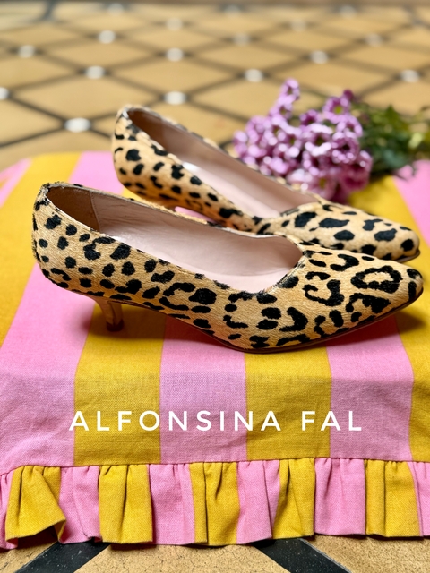 stiletto carmela pelo print - comprar online