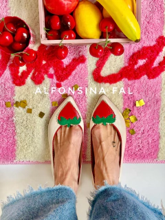 ballerina strawberry off White - tienda online