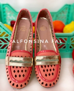 mocasín Teresa salmon (m003) - Alfonsina Fal