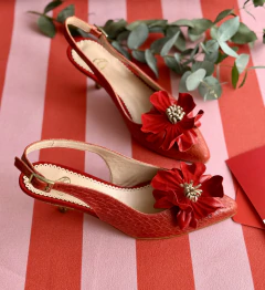 Imagen de Stiletto loulou trenzado colorado