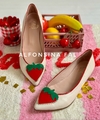 ballerina strawberry off White