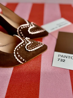 Stiletto agatha Café - comprar online