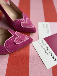 Stiletto agatha orquídea - Alfonsina Fal