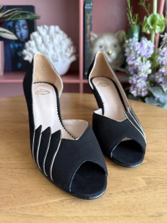 Sandalia MONA negro - Alfonsina Fal