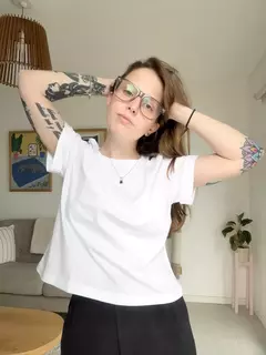 CROPTEE LISA BLANCA - comprar online