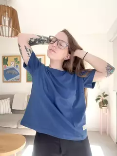 REMERA COCO AZUL - tienda online
