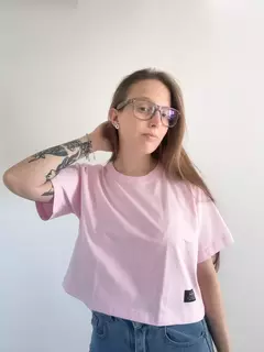 REMERA CROP SUSAN ROSA - comprar online