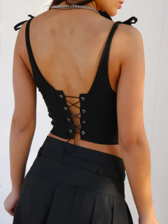 TOP CORSET PALOMA NEGRO en internet
