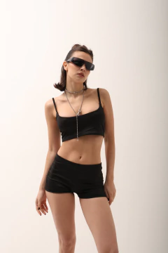 MINI SHORT ALORA NEGRO - comprar online