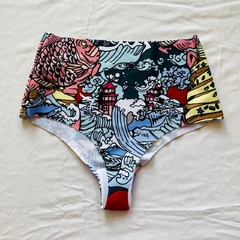 CULOTTE LESS TIRO ALTO SEGUNDA PIEL PECES - comprar online