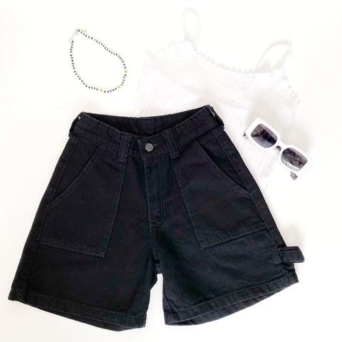 SHORT CARPINTERO BLACK ON BLACK / PROMO DISCONTINUO
