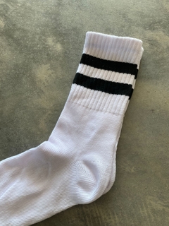 MEDIAS TENNIS BLANCO Y NEGRO - comprar online