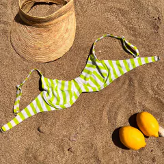 CORPIÑO BRISTOL RAYADO BLANCO Y LIMA en internet