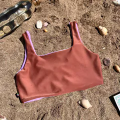 TOP REVERSIBLE MAR BRONZE/ LILA HARMONIA