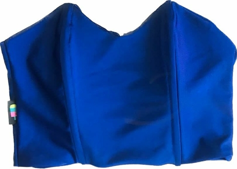 CORSET GALA AZUL ELECTRICO