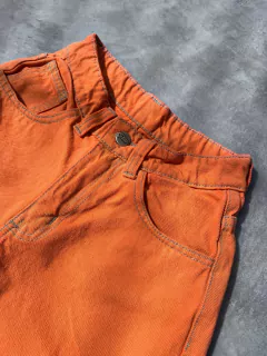 SHORT MOM 2 MANDARINA - tienda online