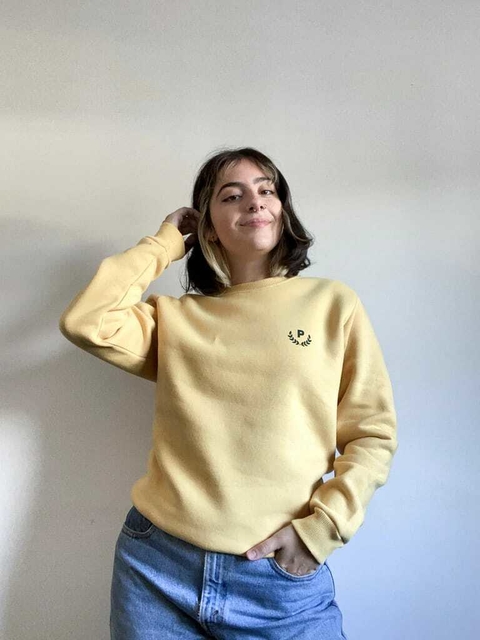 BUZO ROMA LOGO AMARILLO