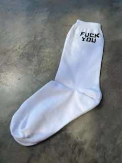 MEDIAS FUCK YOU BLANCAS