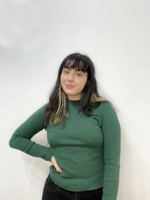 POLERA PIXIES MANGA LARGA VERDE INGLES