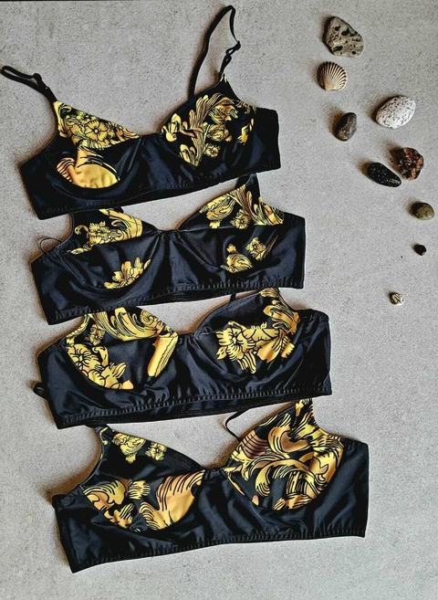 BUSTIER CON ARO COMPAÑÍA DORADA