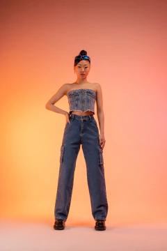 TOP DENIM - tienda online