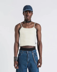 MUSCULOSA MET4 OFF WHITE en internet