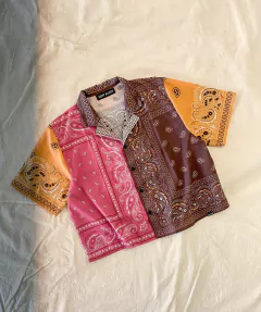 CAMISA BANDANA CROP - comprar online
