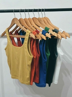 MUSCULOSA MECHA VERDE