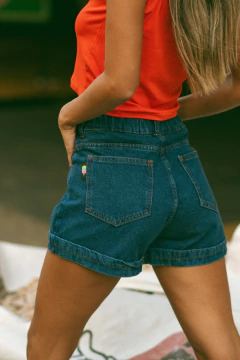 SHORT MOM STACY BLUE