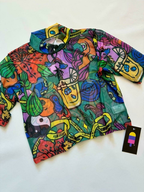 CROPTEE MANGA CORTA TUL VASITO
