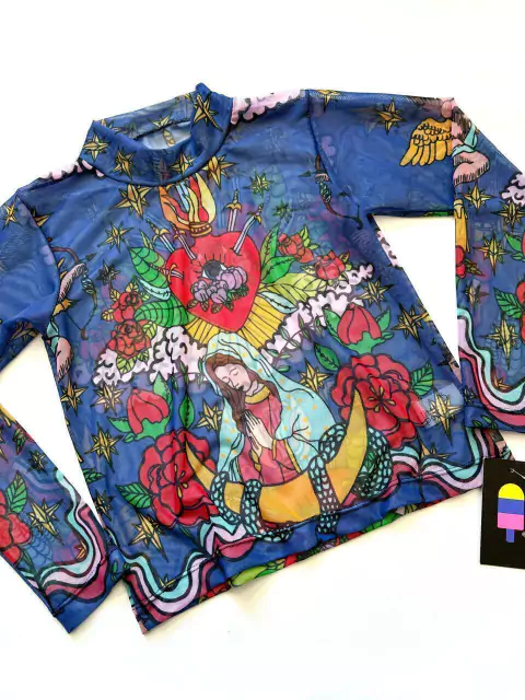 CROPTEE MANGA LARGA TUL GUADALUPE