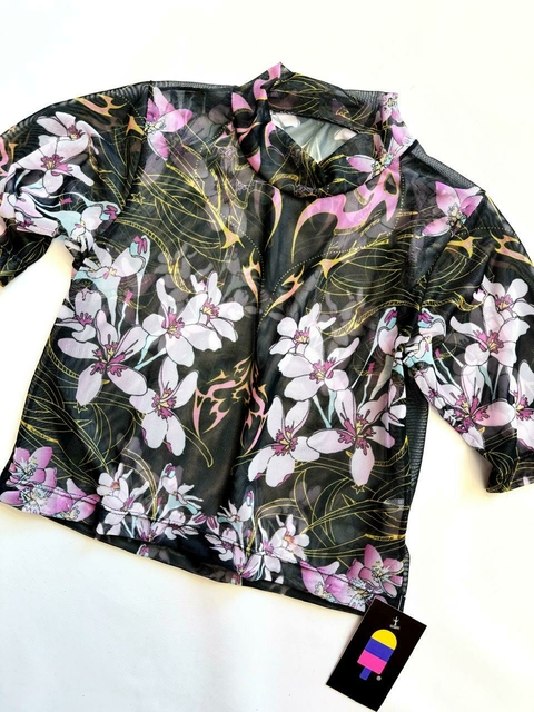 CROPTEE MANGA CORTA TUL KAZU