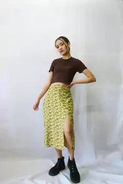 FALDA MIDI OLIVIA - TIENDA FLUO